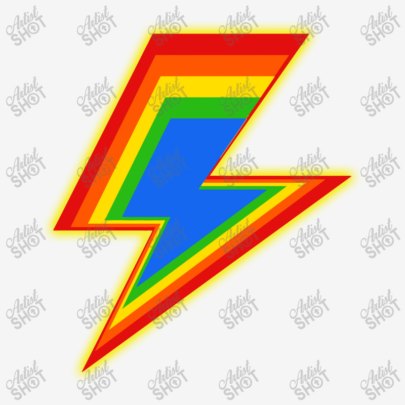 Pride Lightning Bolt Pin-back Button | Artistshot