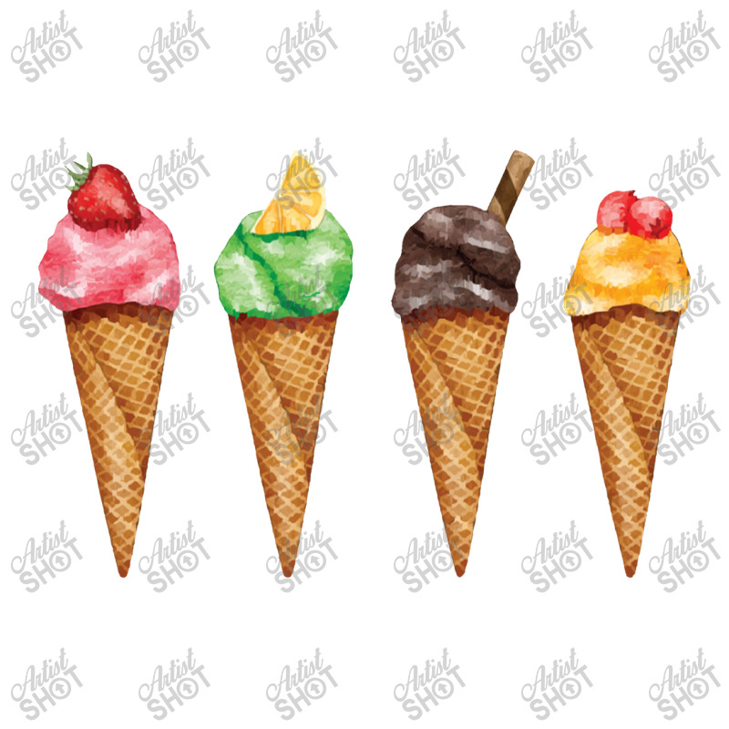 Assorted Ice Cream Cones  Assorted Ice Cream Cones Strawberr Zipper Hoodie by siapsantuy | Artistshot