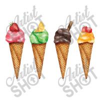 Assorted Ice Cream Cones  Assorted Ice Cream Cones Strawberr Maternity Scoop Neck T-shirt | Artistshot