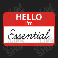 Hello I'm Essential ,essential Drawstring Bags | Artistshot