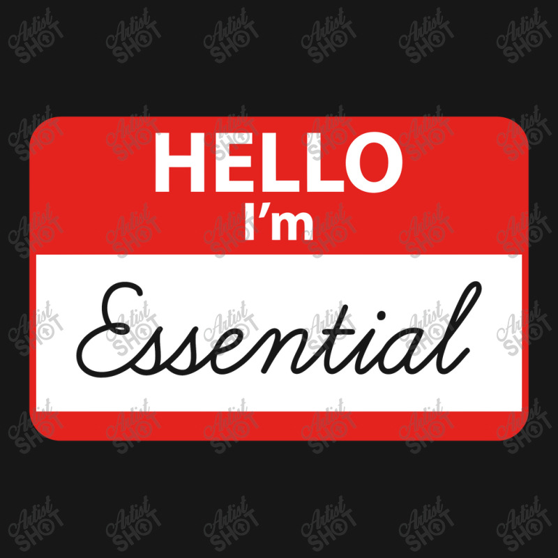 Hello I'm Essential ,essential Medium-length Apron | Artistshot