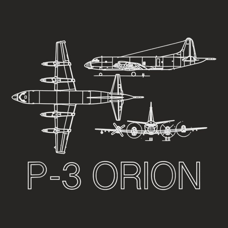 P3 Orion Navy Aircraft Crew Veteran Naval Aviation Ladies Fitted T-Shirt by LINDAFRAZIER | Artistshot