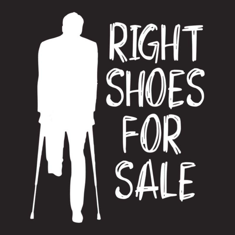 Leg Amputee Humor Joke Saying Right Shoes For Sale Present Vintage Cap by cm-arts | Artistshot