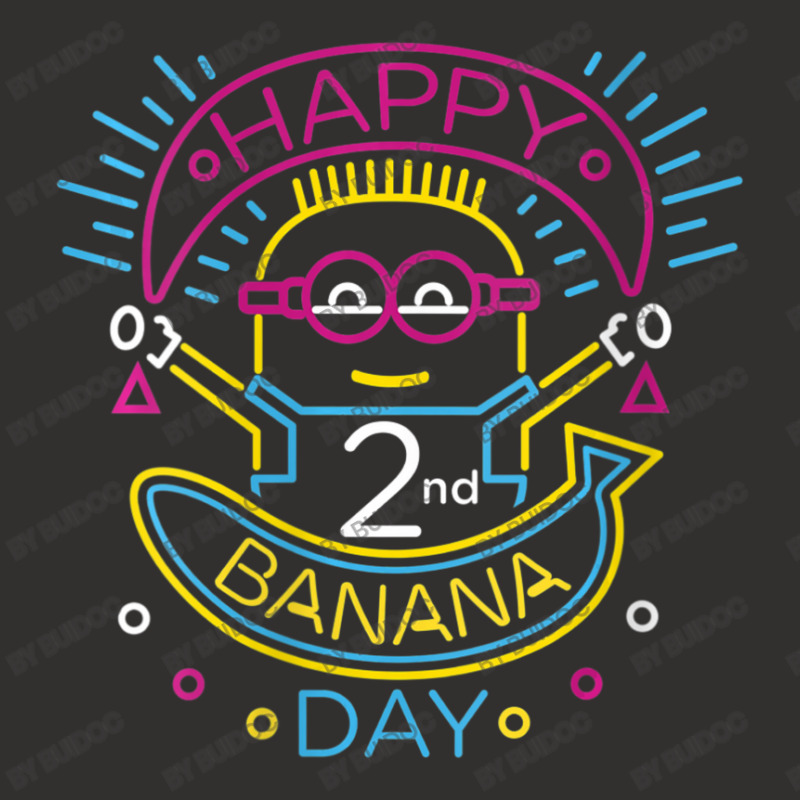 Happy 2nd Banana Day Champion Hoodie by BuiDoc | Artistshot