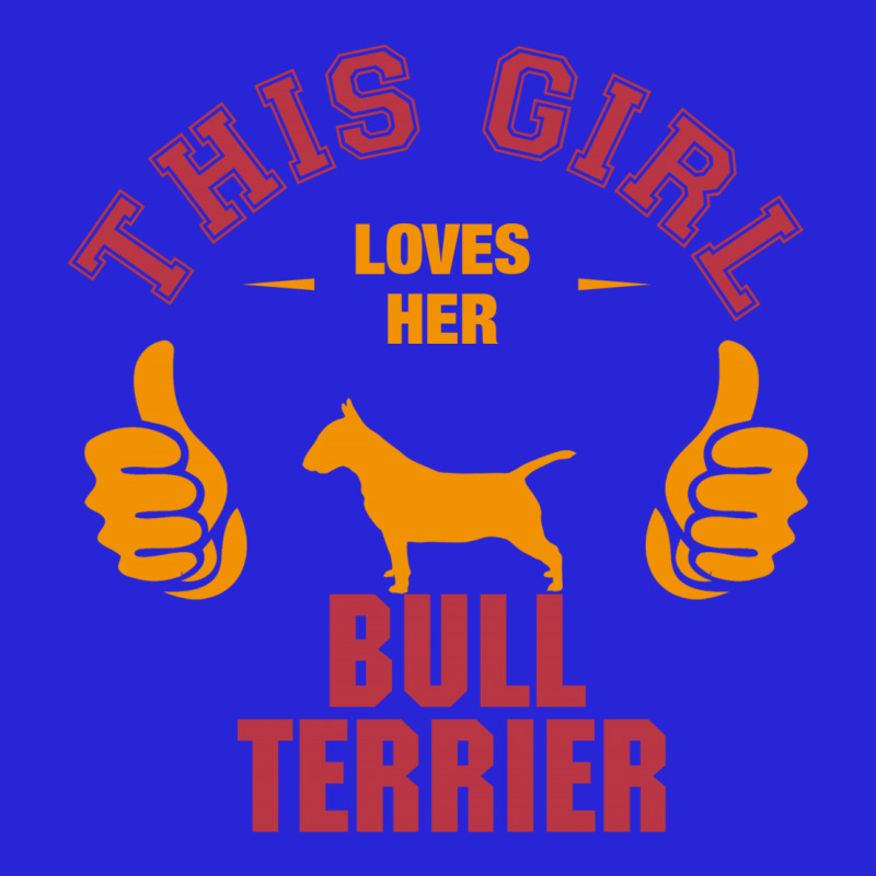 This Girl Loves Her Bull Terrier Toddler Hoodie by tshiart | Artistshot