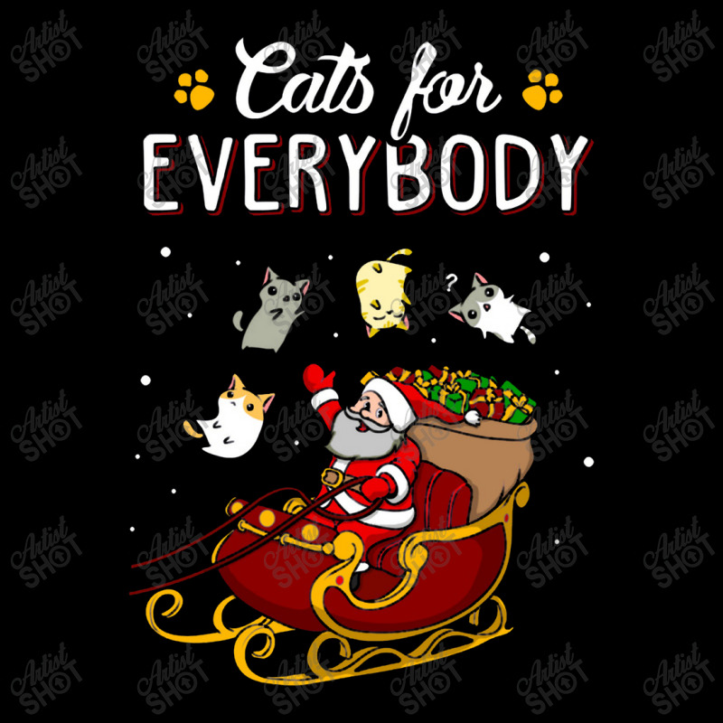 Cats For Everybody Cat Christmas Ugly Christmas Men's Long Sleeve Pajama Set | Artistshot