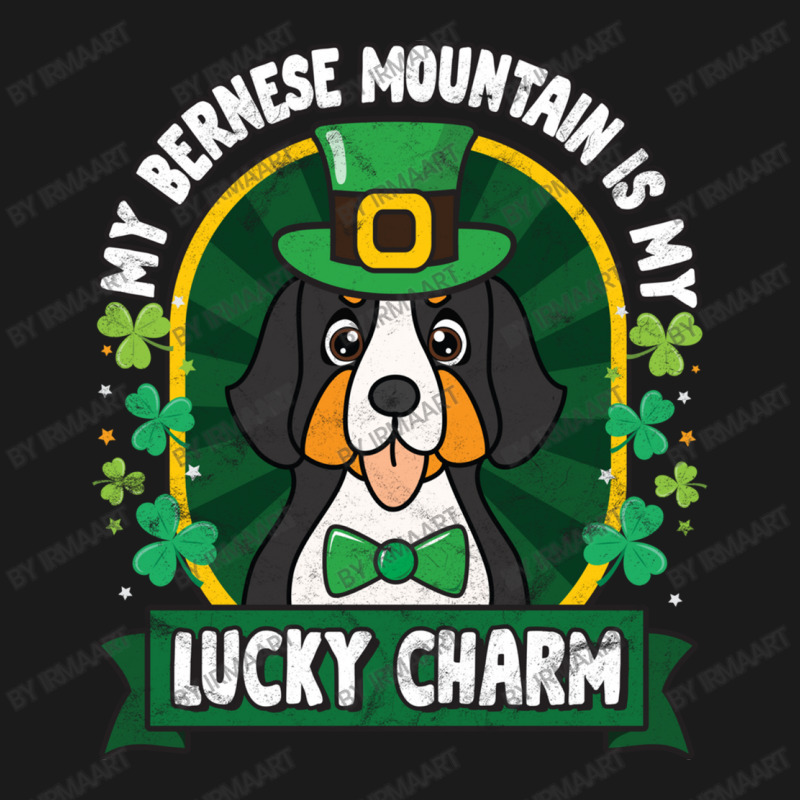 Bernese Mountain Is My Lucky Charm St Patricks Full-length Apron | Artistshot