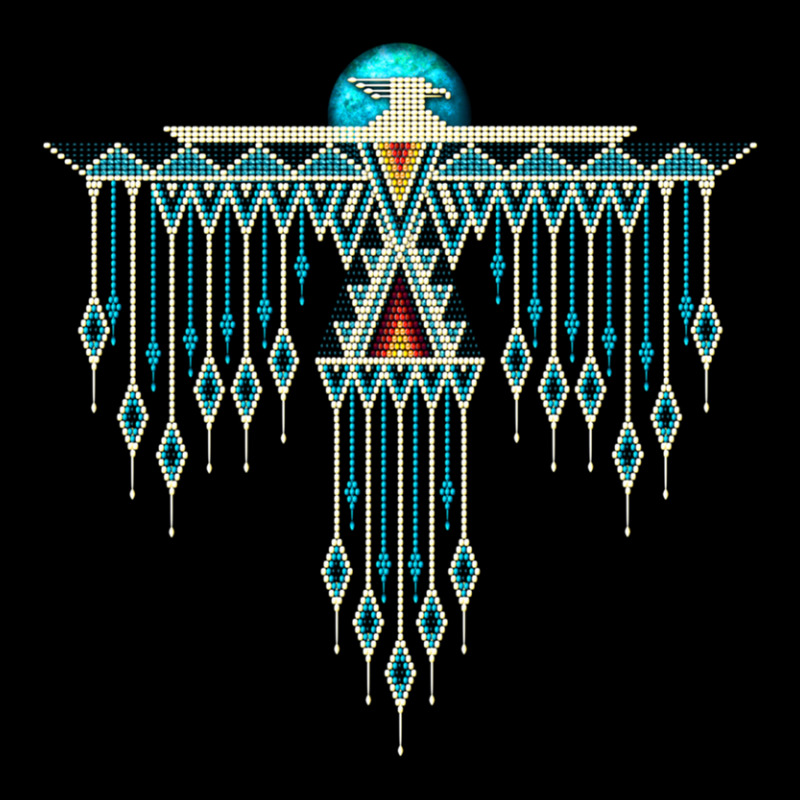 Native American Southwest-style Turquoise Thunderbird 1 Adjustable Cap | Artistshot