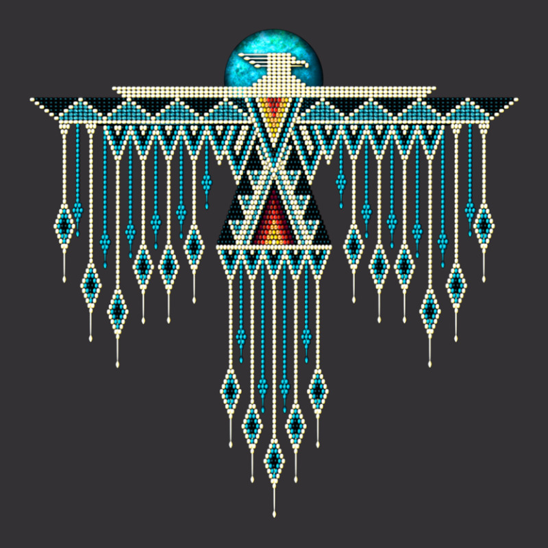 Native American Southwest-style Turquoise Thunderbird 1 Vintage Hoodie | Artistshot