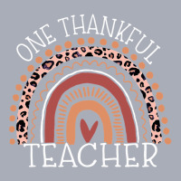 Leopard Rainbow One Thankful Teacher Thanksgiving Christmas Tank Dress | Artistshot