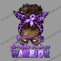 Domestic Violence Warrior Afro Messy Bun Portrait Canvas Print | Artistshot