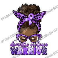 Domestic Violence Warrior Afro Messy Bun Stainless Steel Water Bottle | Artistshot