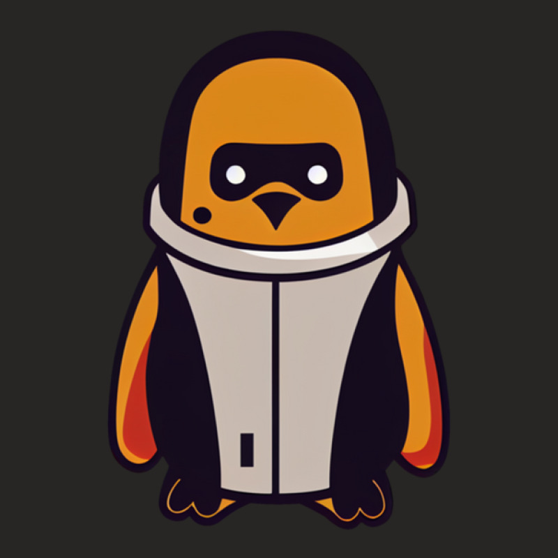 Penguin Wearing A Futuristic Space Suit Gift Ladies Fitted T-Shirt by KaylahConley | Artistshot