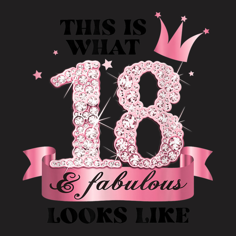 18 & Fabulous I Pink White Party Group Candid Photo Outfit T-shirt | Artistshot