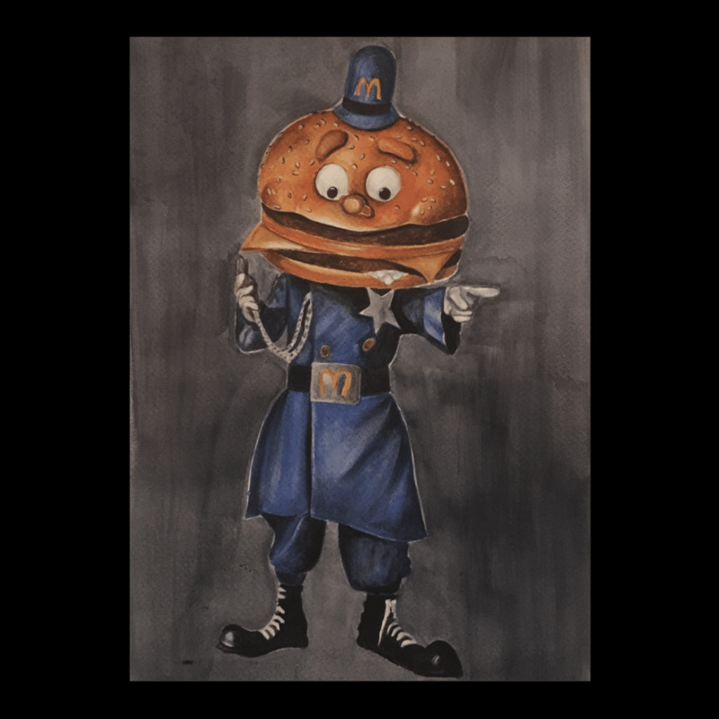 Officer Burger Head Renamed For Copyright Reasons Adjustable Cap by AlexBarnes | Artistshot