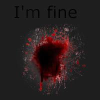 I'm Fine Bloody Wound Costume Halloween Classic T-shirt | Artistshot