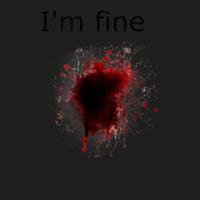 I'm Fine Bloody Wound Costume Halloween Classic T-shirt | Artistshot