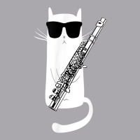 Funny Cat Wearing Sunglasses Playing Flute Youth 3/4 Sleeve | Artistshot