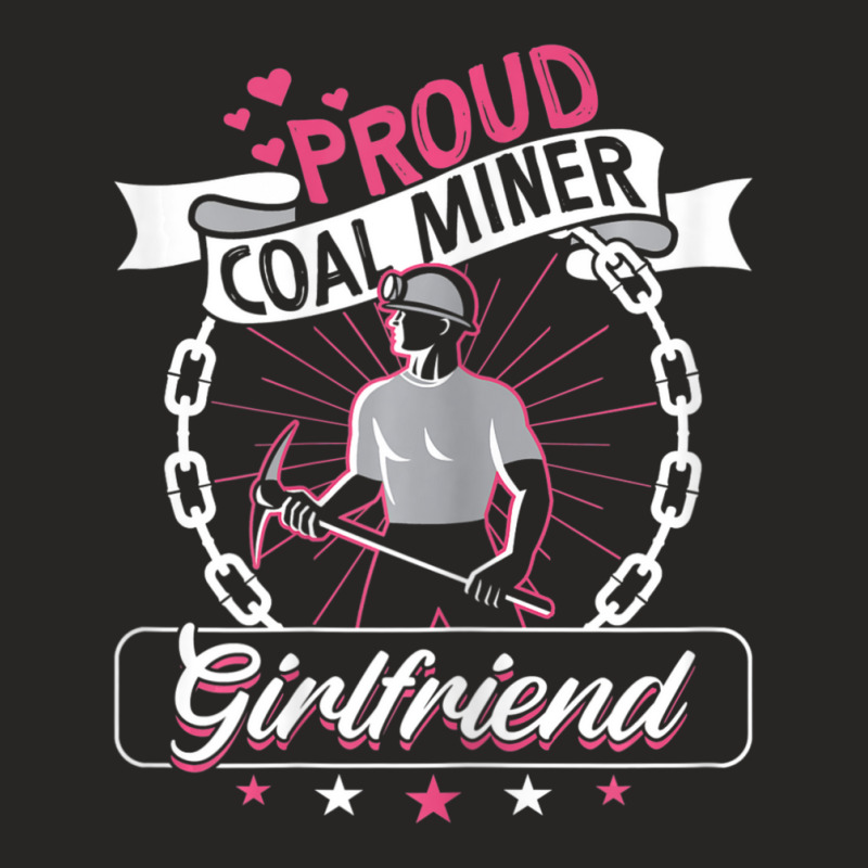 Womens Proud Coal Miner Girlfriend Ladies Fitted T-Shirt by cm-arts | Artistshot