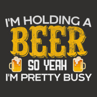 I'm Holding A Beer So Yeah I'm Pretty Busy Champion Hoodie | Artistshot