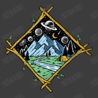 Mountain View At Night Isolated Men's Polo Shirt | Artistshot