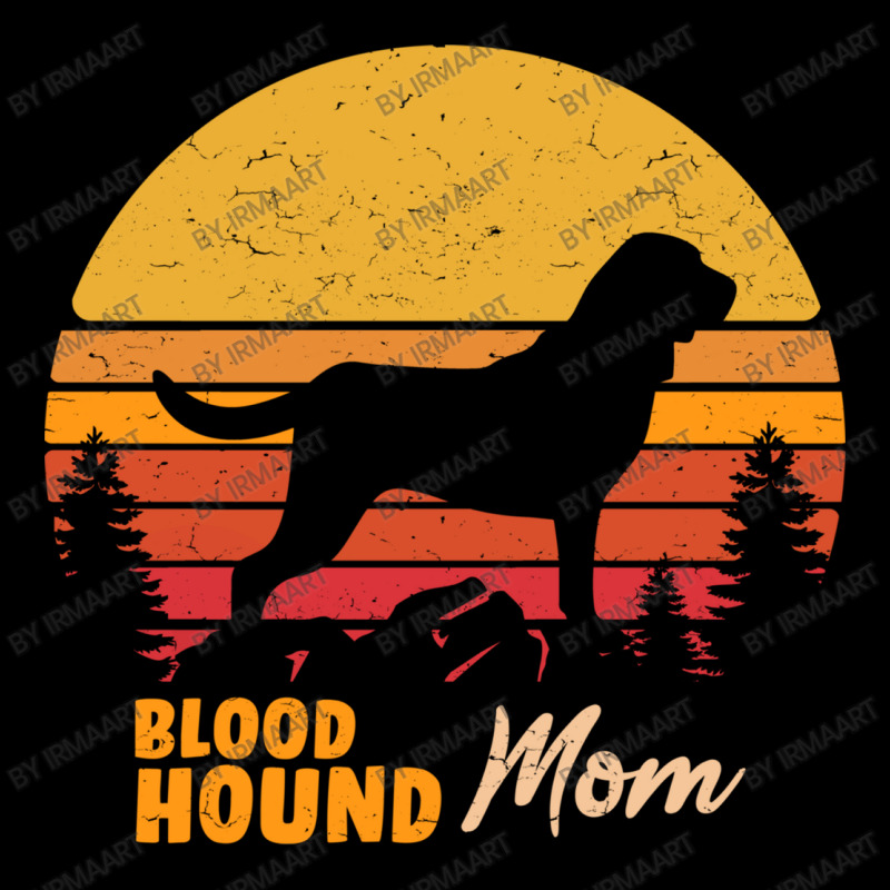 Bloodhound Dog Mom Vintage Retro V-neck Tee | Artistshot