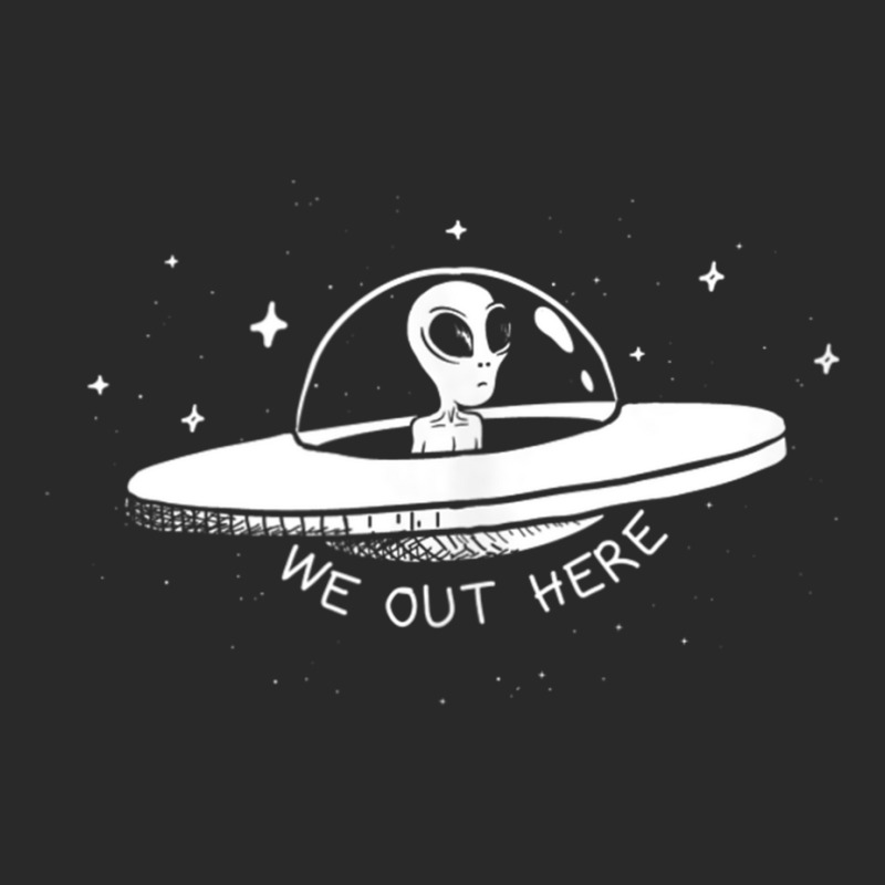 We Out Here Alien Flying Saucer Tank Top Toddler T-shirt by cm-arts | Artistshot