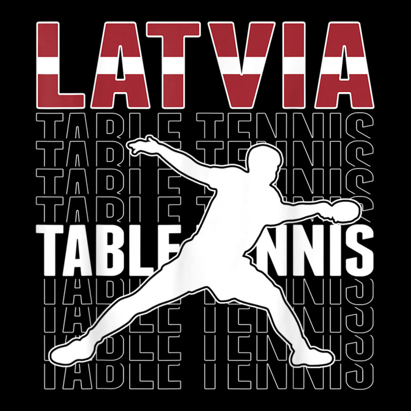 Proud Latvia Table Tennis Fans Jersey Latvian Flag Ping Pong Cropped Hoodie by Garnet | Artistshot