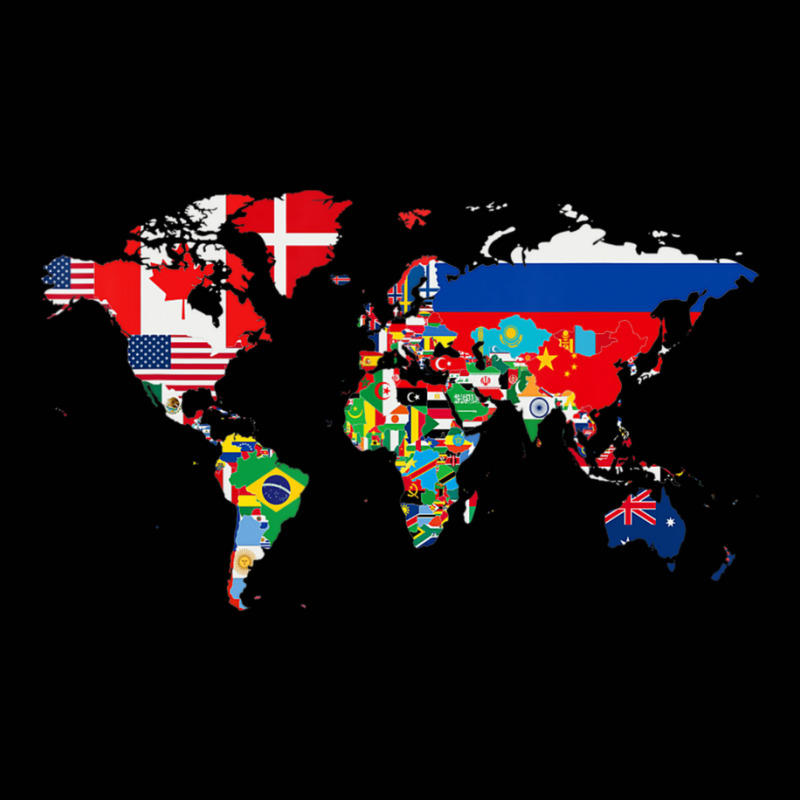 International World Flags Flags World Map S Toddler 3/4 Sleeve Tee by cm-arts | Artistshot