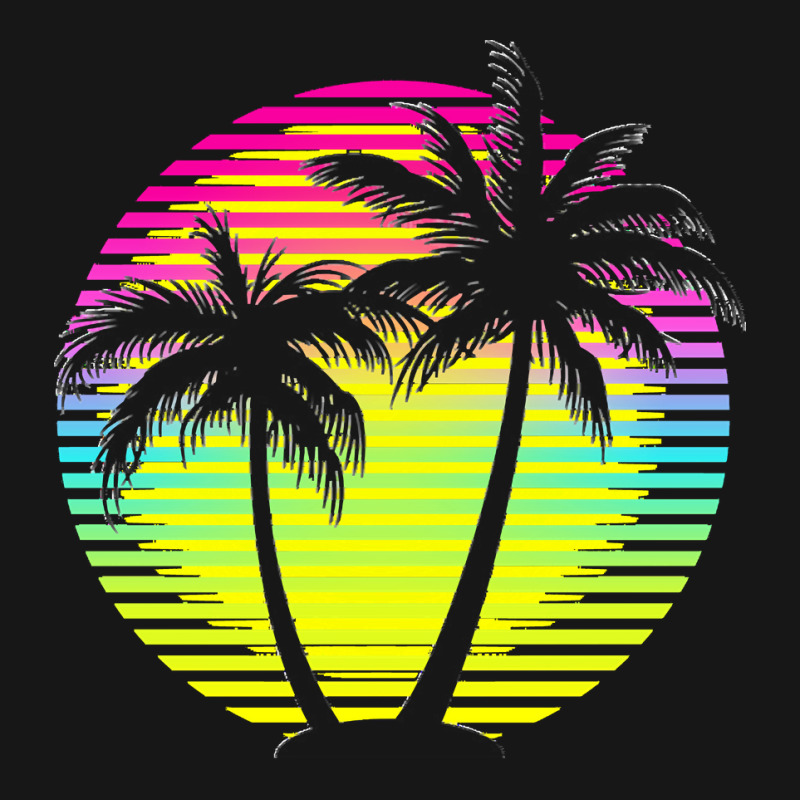 Sunset T  Shirt Synthwave Sunset T  Shirt Medium-length Apron | Artistshot