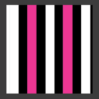 Pink, Black And White Vertical Stripes Design Chiffon Top Men's Polo Shirt | Artistshot