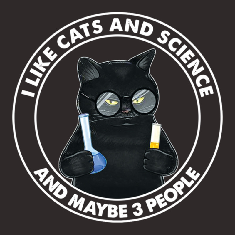 I Like Cats And Science And Maybe 3 People Racerback Tank by AubreyBarfield | Artistshot