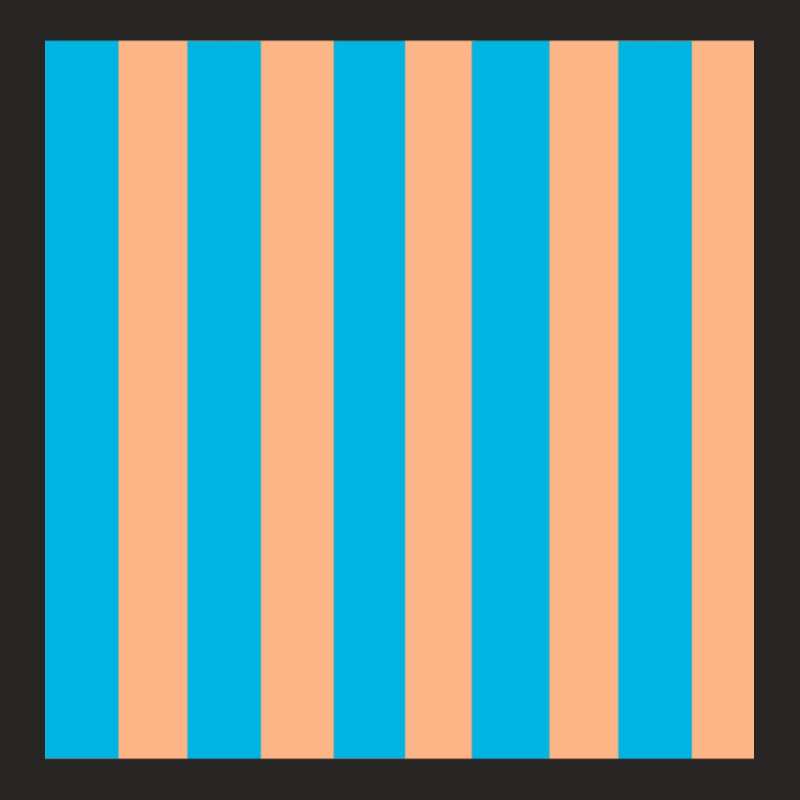 Turquoise And Tan Vertical Stripes Pattern Ladies Fitted T-Shirt by ULISESMORENO | Artistshot