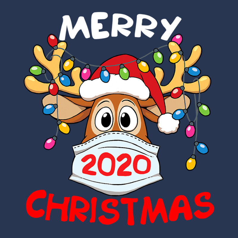 Reindeer In Mask Shirt Funny Merry Christmas 2020 T Shirt Ladies Denim Jacket by MG91 | Artistshot