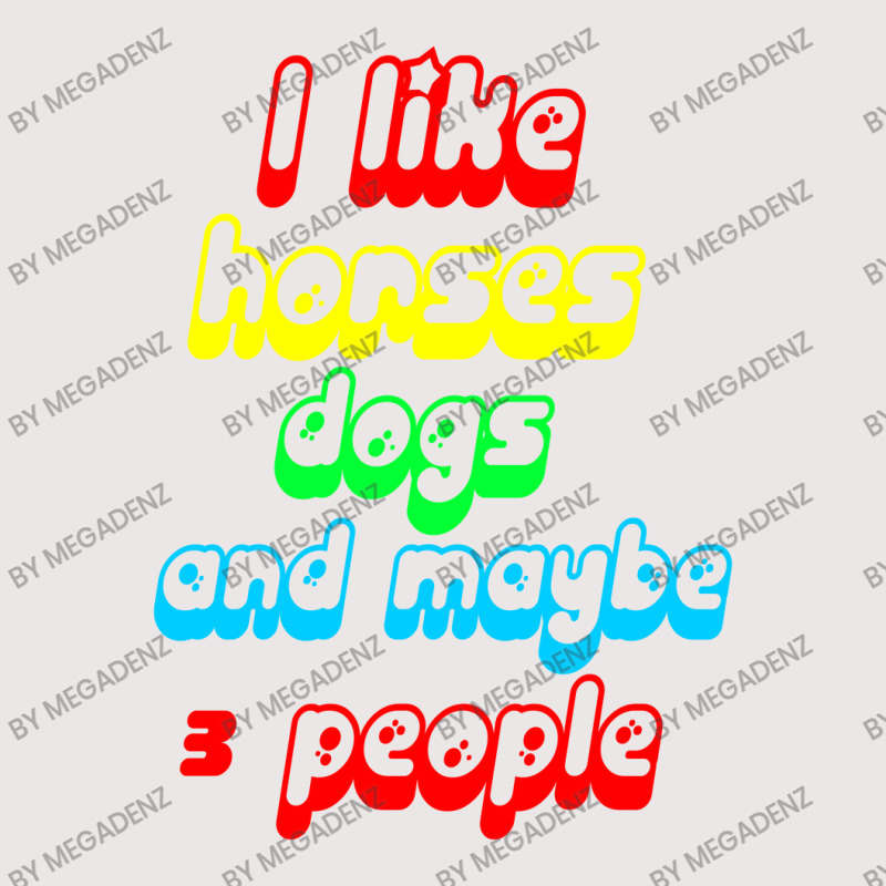 I Like Horses Dogs Pocket T-Shirt by Megadenz | Artistshot