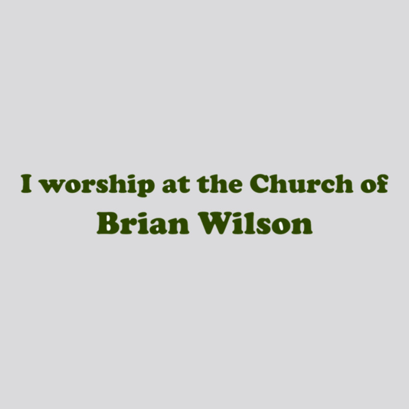 I Worship At The Church Of Brian Wilson Women's Triblend Scoop T-shirt by GREGORYBASKERVILLE | Artistshot