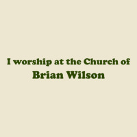 I Worship At The Church Of Brian Wilson Cropped Hoodie | Artistshot