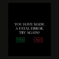 You Have Made A Fatal Error Nancy Drew Death Screen Scorecard Crop Tee | Artistshot