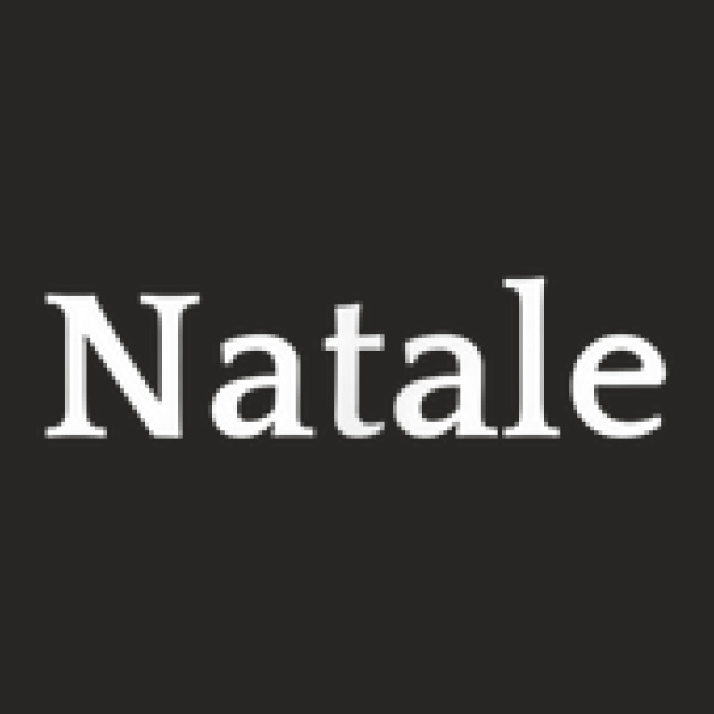 Natale Name Text Italia Italian Surname Ladies Fitted T-Shirt by Fashonus | Artistshot