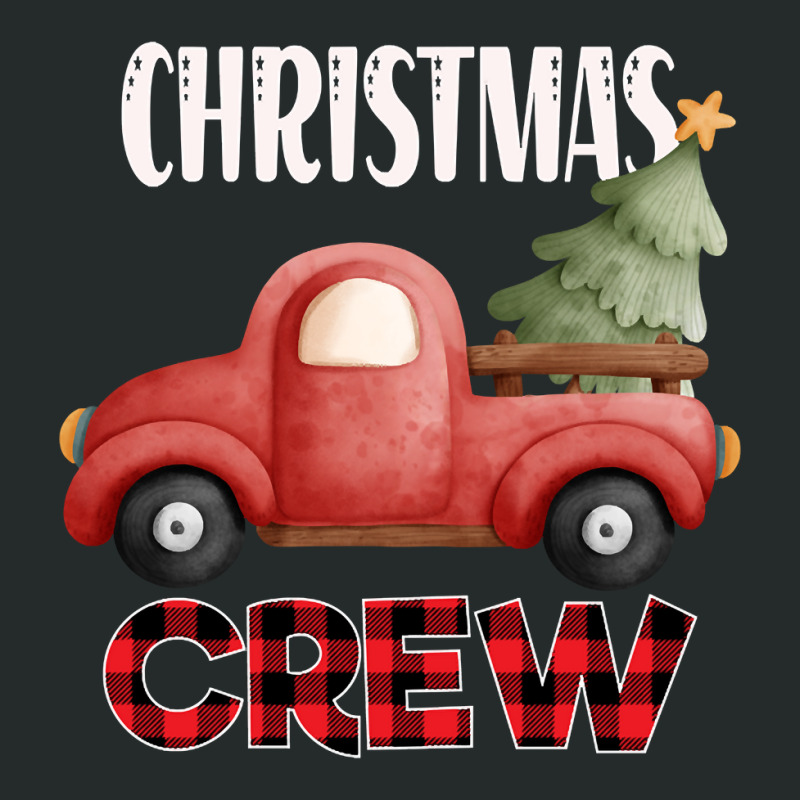 Christmas Car Crew Santa Claus Ç Women's Triblend Scoop T-shirt by Oreilly Ulrich | Artistshot