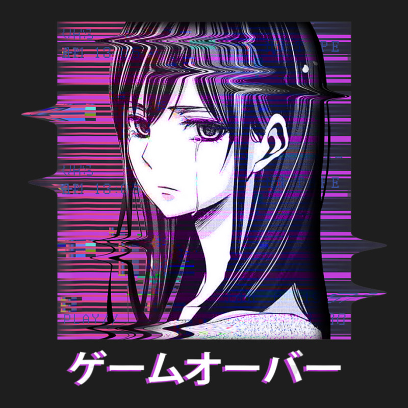 Vaporwave Egirl Aesthetic Anime Japanese Sad Girl.alt Classic T-shirt | Artistshot