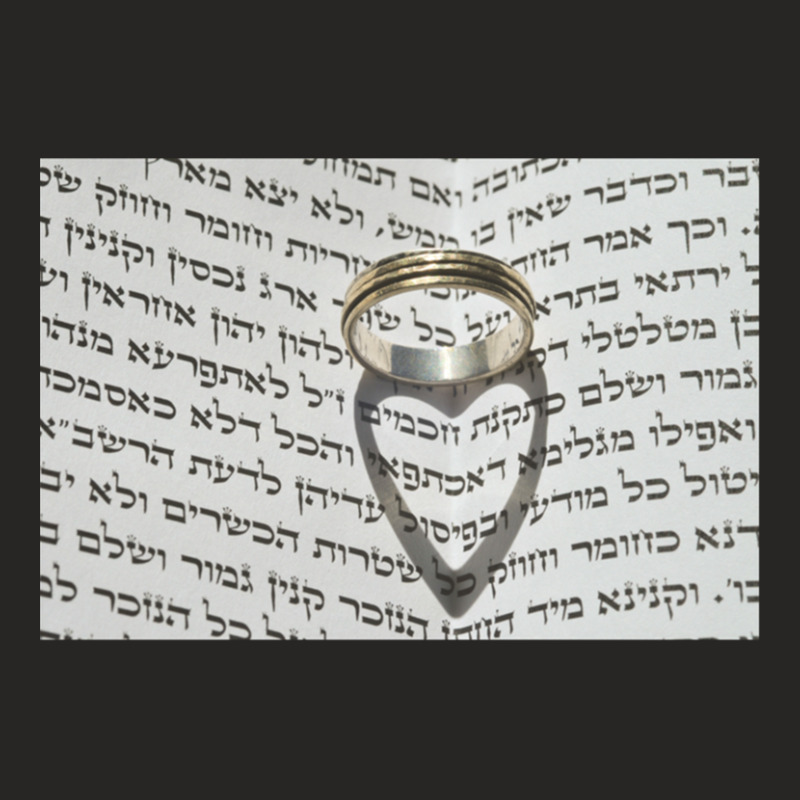 Jewish Wedding Concept Tri-blend Ladies Fitted T-Shirt by TimothyPickard | Artistshot