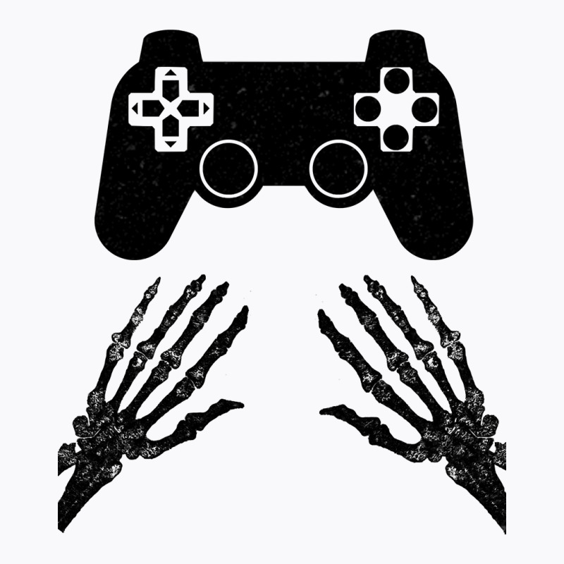 Funny Gamer Halloween Spooky Skeleton Hands Gift Kids Boys Girls Teens T-Shirt by thutrinh | Artistshot