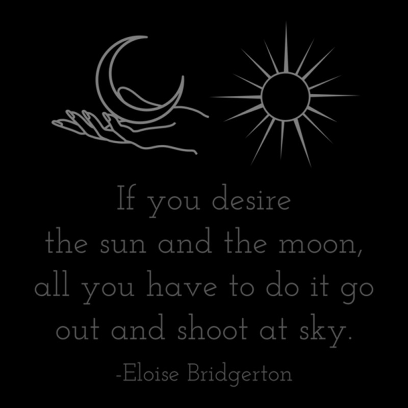 Sun And Moon Eloise Bridgerton Quote Adjustable Cap by UJAYWEHYE | Artistshot