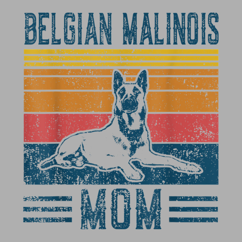 Belgian Malinois Mom   Vintage Belgian Malinois Mom, Gray, S Ladies Fitted T-Shirt by dirije | Artistshot