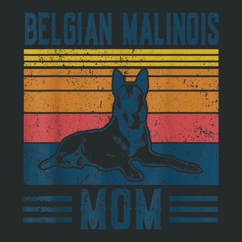 Belgian Malinois Mom   Vintage Belgian Malinois Mom, Gray, S Women's Triblend Scoop T-shirt by dirije | Artistshot