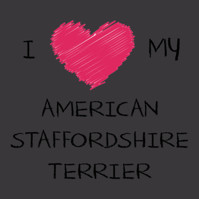 I Love My American Staffordshire Terrier For Dog Lovers 1 Ladies Curvy T-Shirt by RichardLopez | Artistshot