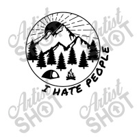 I Hate People Funny Camping Introvert Portrait Canvas Print | Artistshot