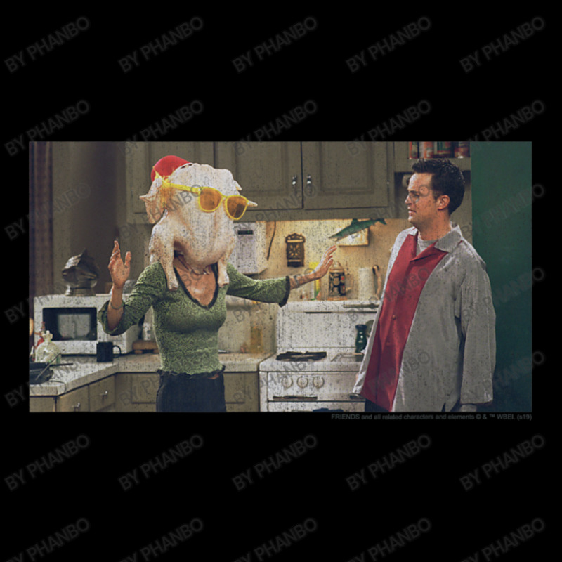 Friends Monica Turkey Head Photoreal Cropped Hoodie by PhanBo | Artistshot