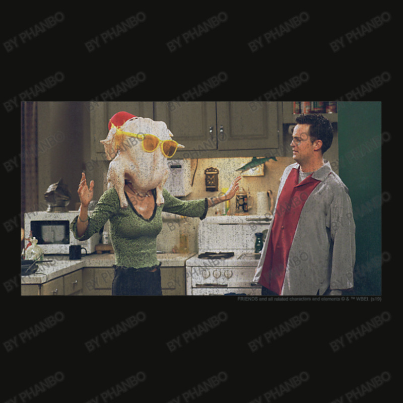 Friends Monica Turkey Head Photoreal Scorecard Crop Tee by PhanBo | Artistshot